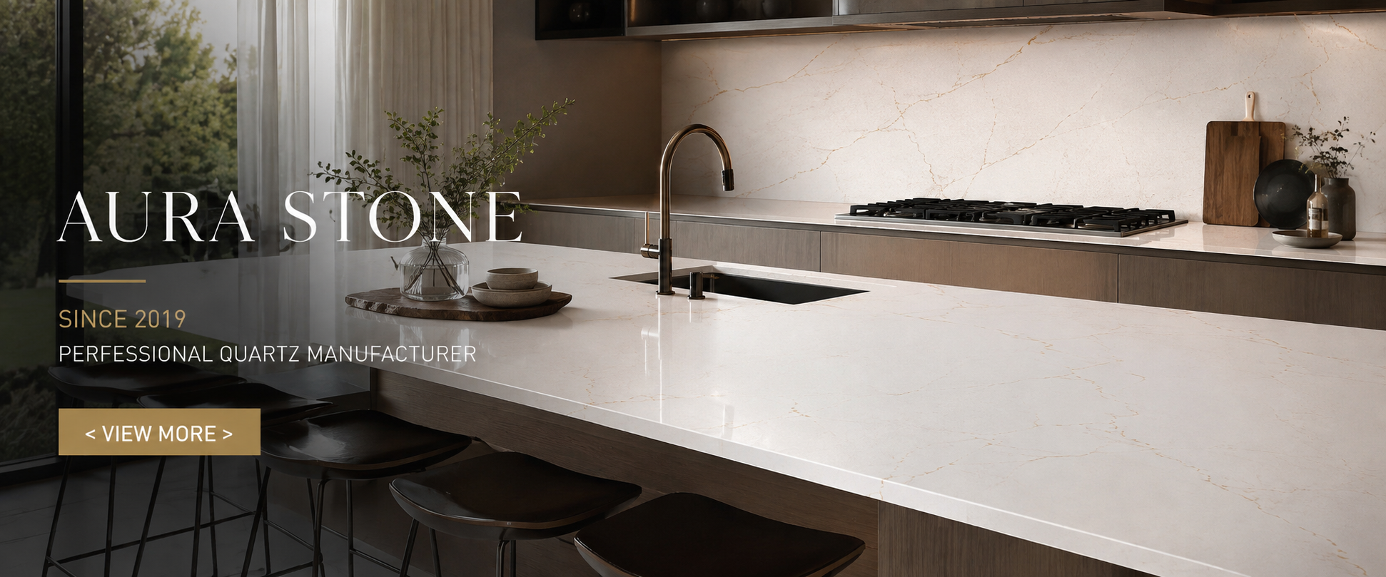 AURASTONE | Premium Quartz Stone Slabs Supplier - Factory Direct